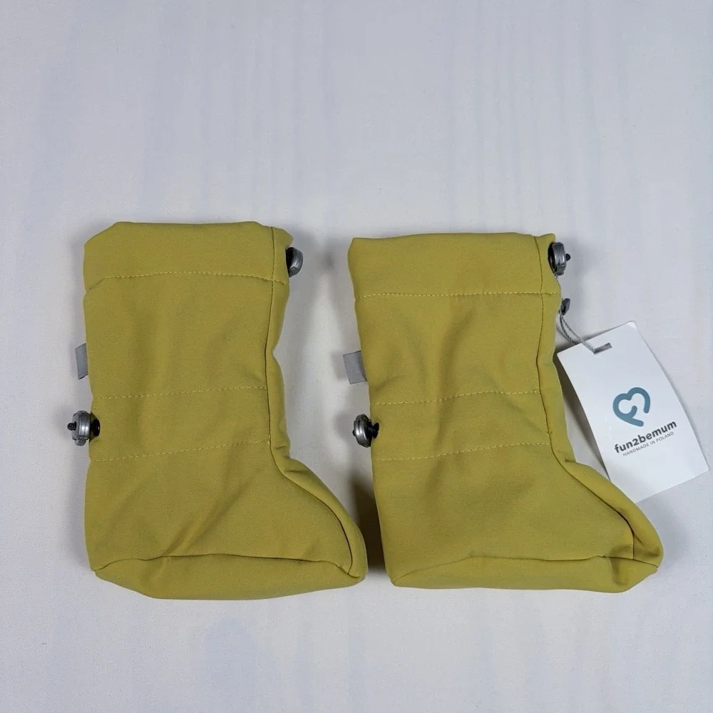 Fun2bemum NWT Baby Softshell Boots Mustard Luxury Posh Polish European Quality